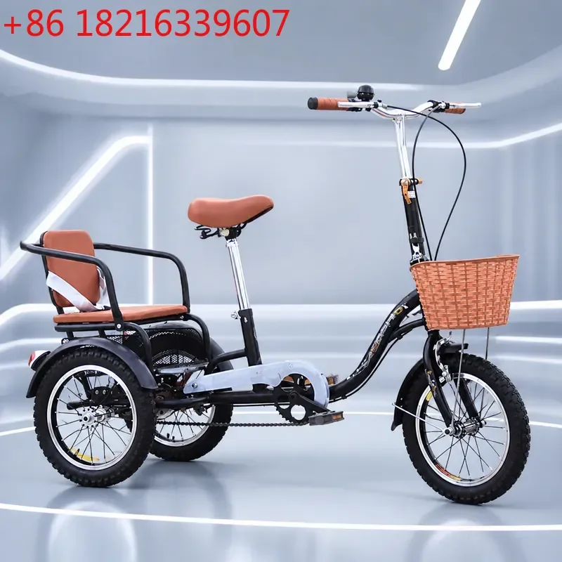 Yashiti Lightweight Adult Tricycle for Seniors Easy to Ride 3 Wheel Bicycle Comfortable Pedal Trike for Elderly