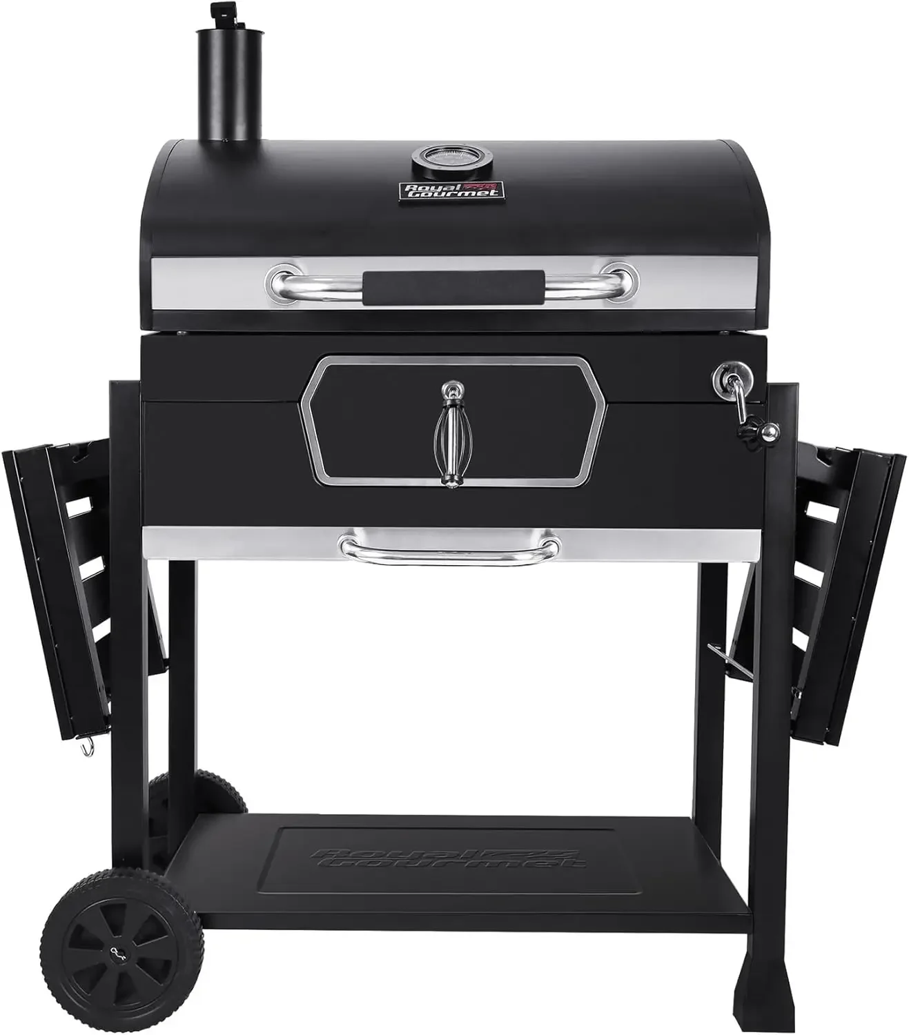 

NEW CD2030AN 30-Inch Charcoal Grill, Deluxe BBQ Smoker Picnic Camping Patio Backyard Cooking, Black, Large NEW USA