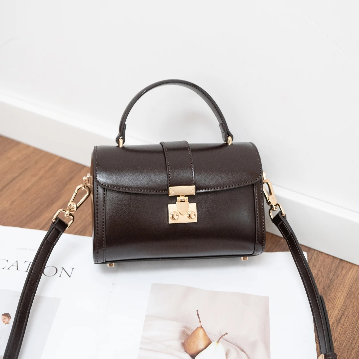 

Genuine Grade Leather Women Shoulder Crossbody Bags Luxury Designer Brand Ladies Cowhide Fashion Bag for Woman High Quality New