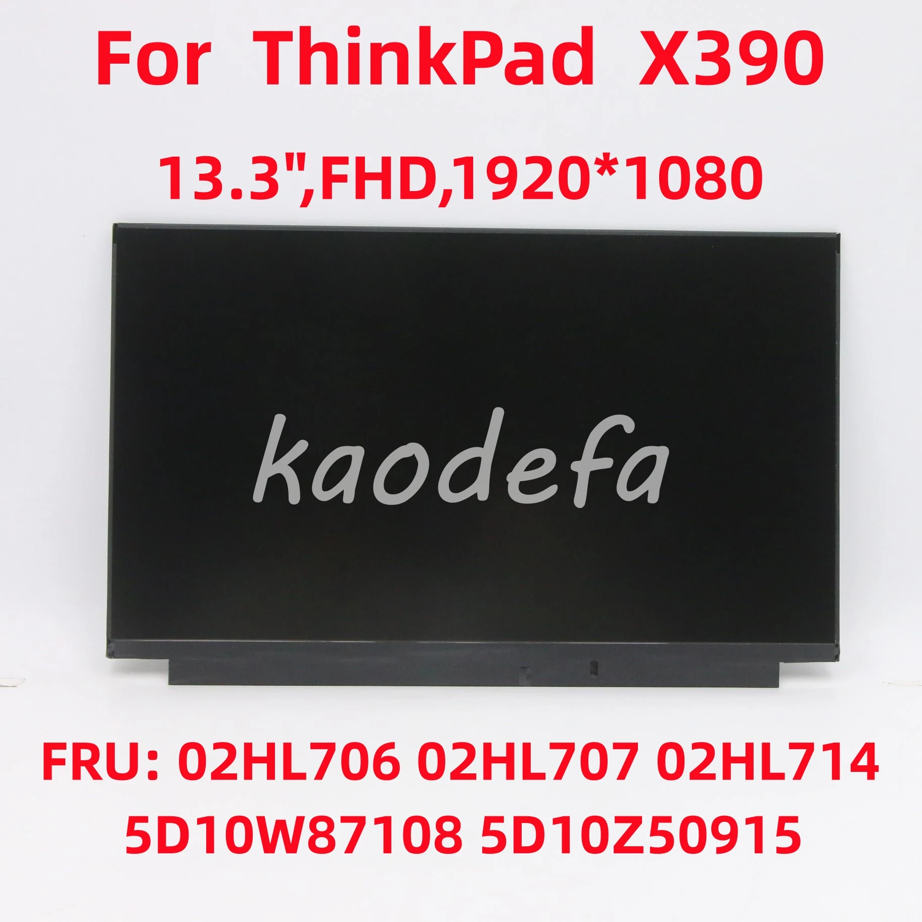 For Lenovo ThinkPad  X390 laptop Screen 13.3