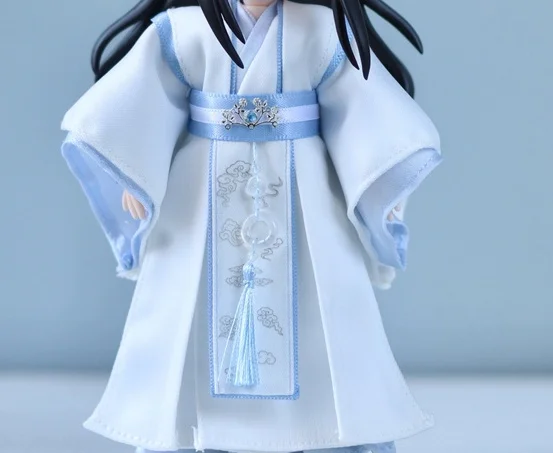 Anime MDZS Mo Dao Zu Shi Lan Wangji disfraz antiguo hecho a mano OB11 P9 P10 ropa de Cosplay Original para niños, regalo