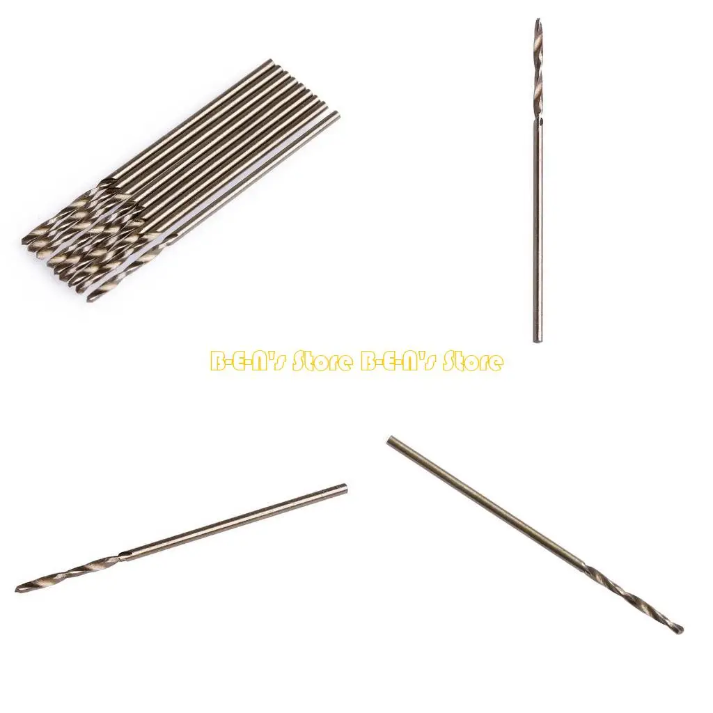 

Y1AD Twist Drill Bits Set, for Drilling Holes High Speed Steel Mini Drill Bits, 10pcs