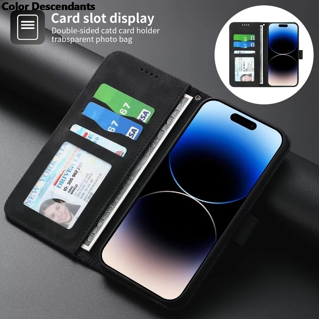 A1 Pro Luxury Wallet Phone Back Cover Case on for Funda OPPO A17 A17K A57 A77 A97 A36 A76 A96 Flip Cases Card Holder Bag Lanyard