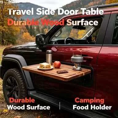 table-pliante-multifonction-en-bois-robuste-pour-portiere-de-voiture-pour-camping-en-exterieur-support-de-nourriture-et-de-boissons-pour-suv-camion-utilisation-tout-terrain