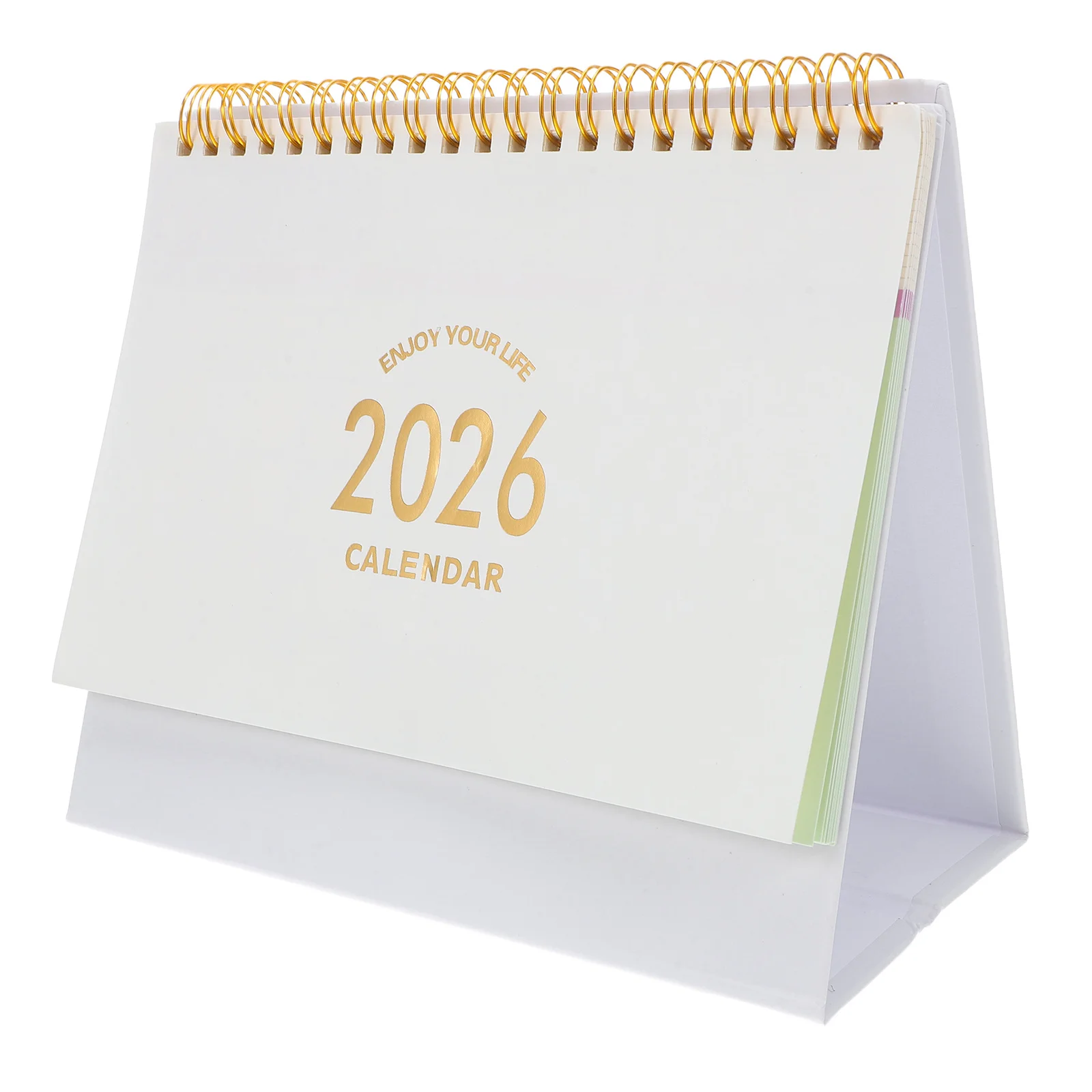 

Small Desk Calendar 2025-2026 Standing Flip Monthly Planner Thick Paper Office Home Calendar Organizer Table Calendars