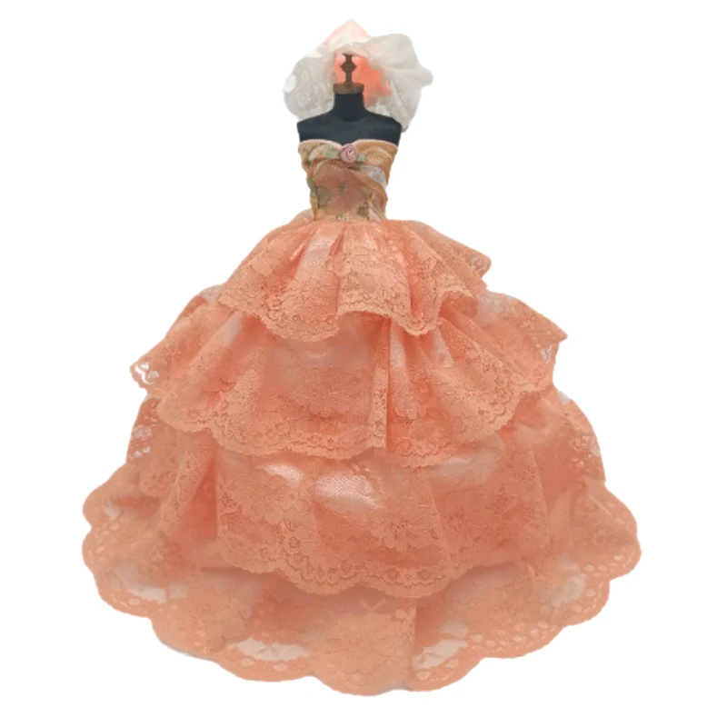 Neue jahr Weihnachten/geburtstag geschenk für kinder 2 sets = kleidung anzug für ken puppe + rosa hochzeit kleid mit schleier für barbie puppe