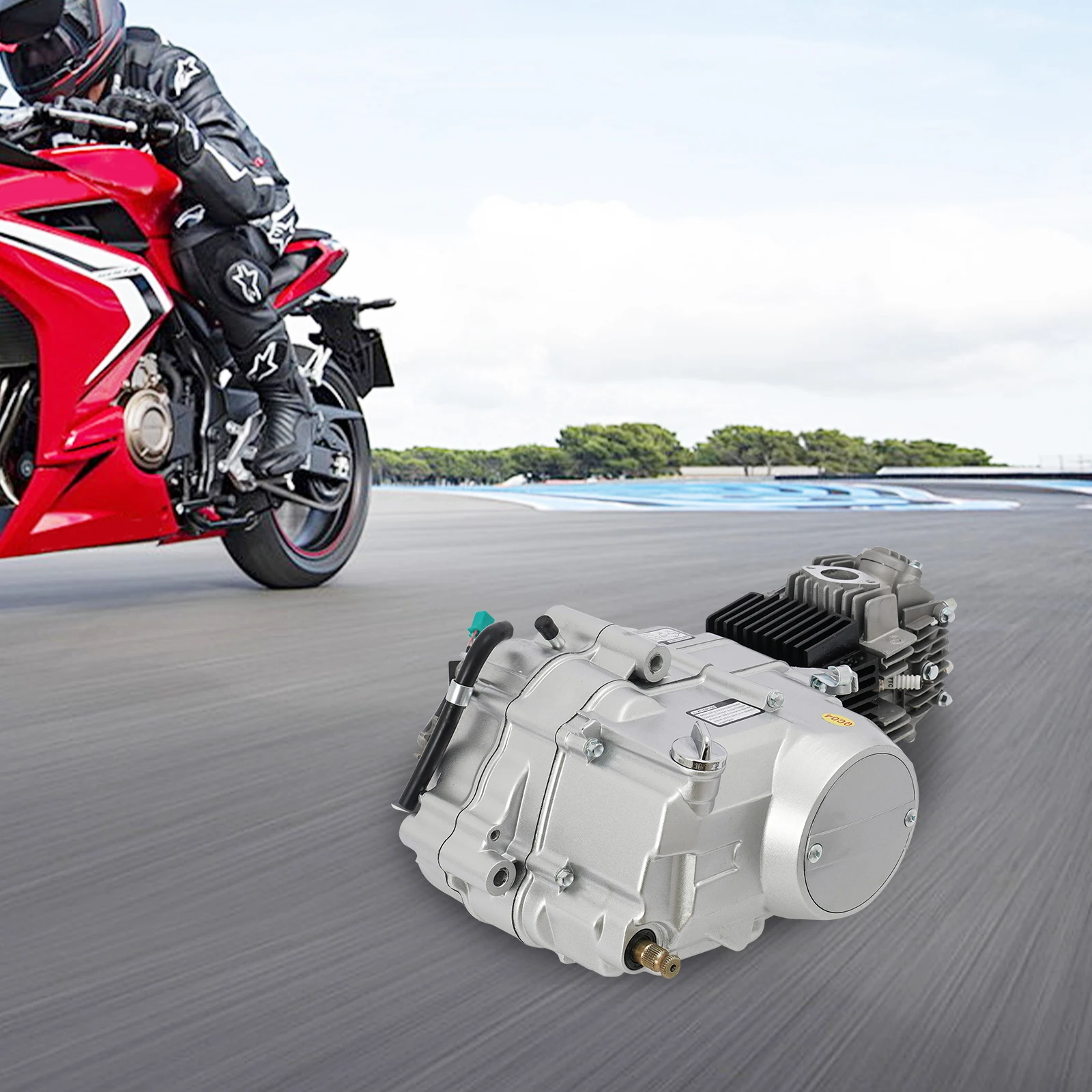 

140CC 4-тактный горизонтальный одноцилиндровый двигатель с воздушным охлаждением и стартером CDI, подходит для квадроцикла Go Kart Dirt Bike, XR50 XR70 CRF50 CRF70