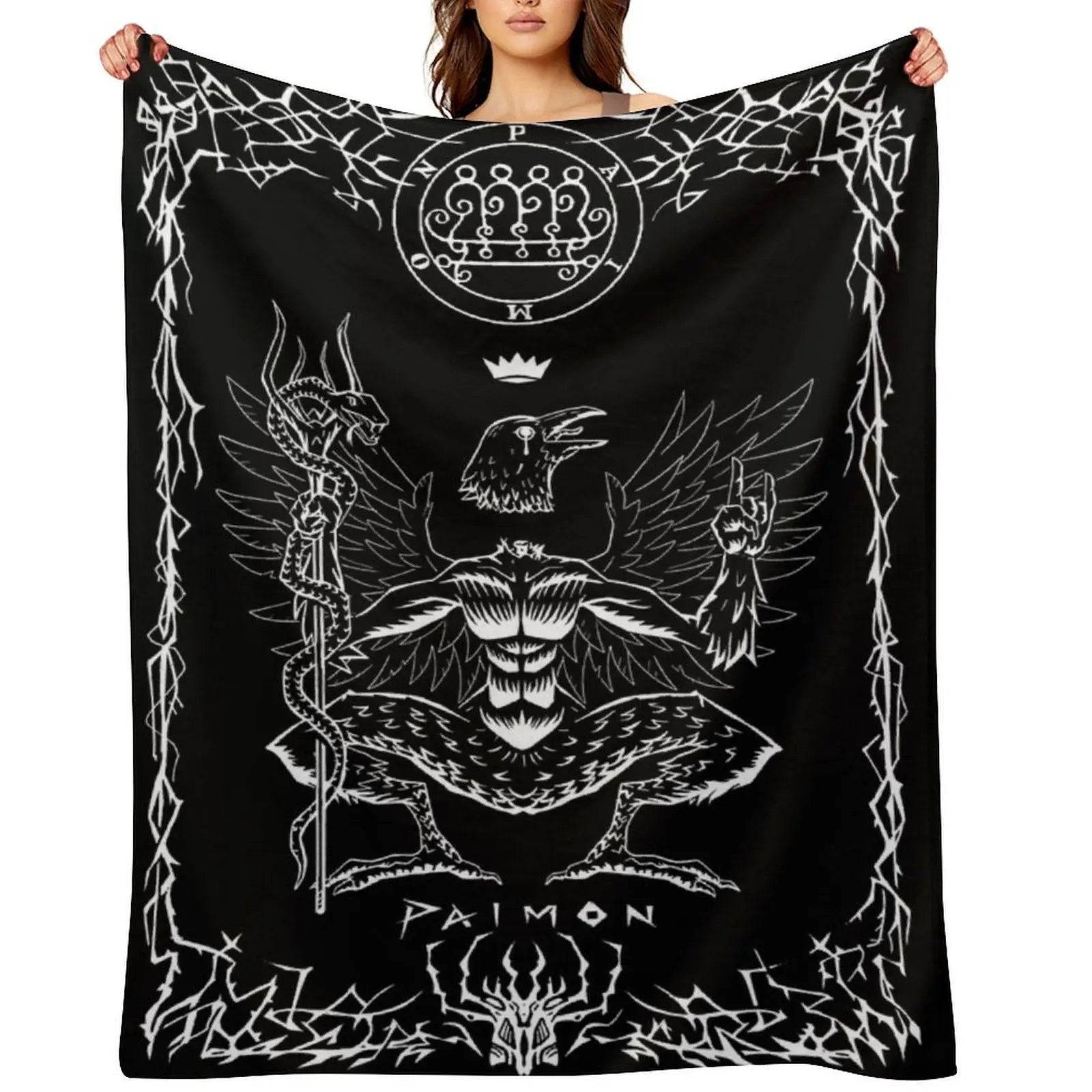 PAIMON Throw Blanket Summer for winter Soft Plaid Flannel christmas decoration Plaid on the sofa Blankets
