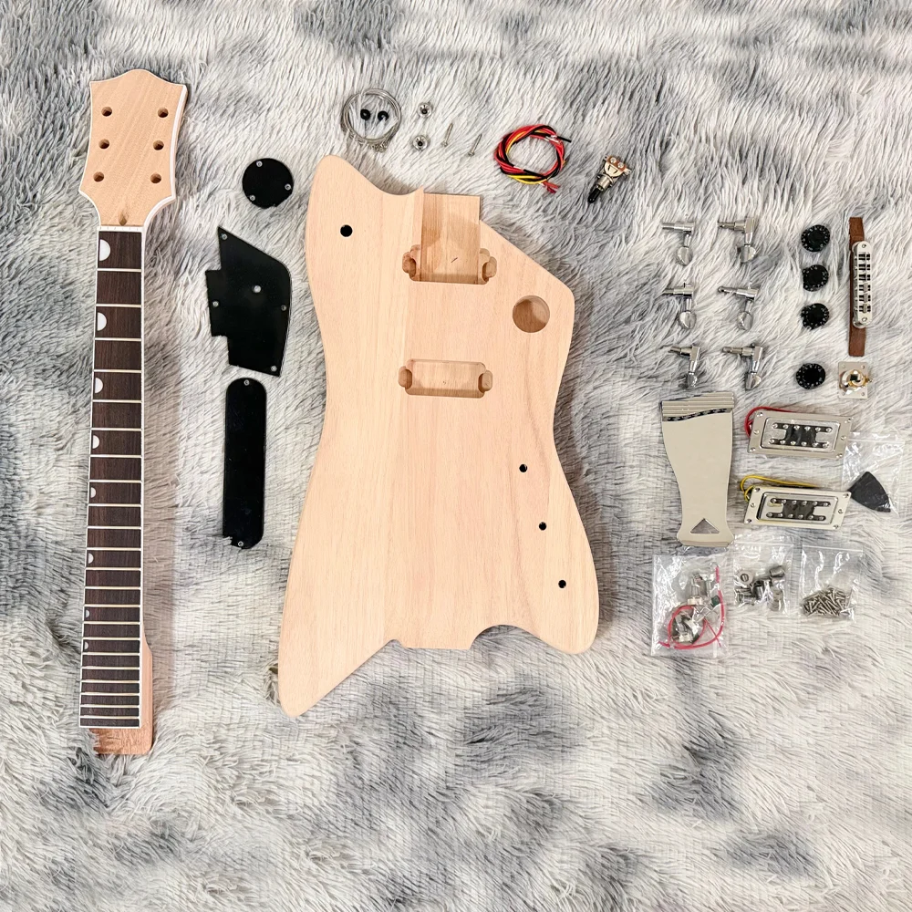 DIY  Electric Guitar Kit Gretsch G6199 Billy-BO Jupiter -Firebird Mohagany Body CR Part