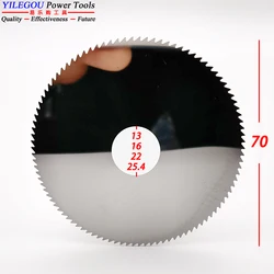 70mm Tungsten Aço Circular Saw Blades 70x22mm Solid Carbide Milling Cutting Aço Inoxidável 70x16mm CNC Saw Blades