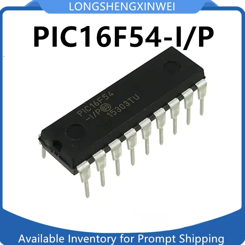 1PCS PIC16F54 PIC16F54-I/P Original MCU Microcontroller Direct Plug-in DIP18 New