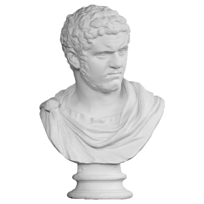 

Krikla plaster statue 65cm bust Caracalla art sketch life drawing teaching aid figure sculpture