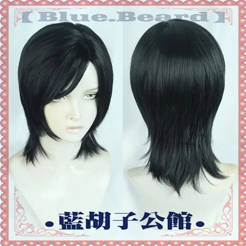 

2025 aaa Detective Conan Morofushi Takaaki Cosplay Wig Koumei Black Short Heat Resistant Synthetic Hair Halloween Carnival Party