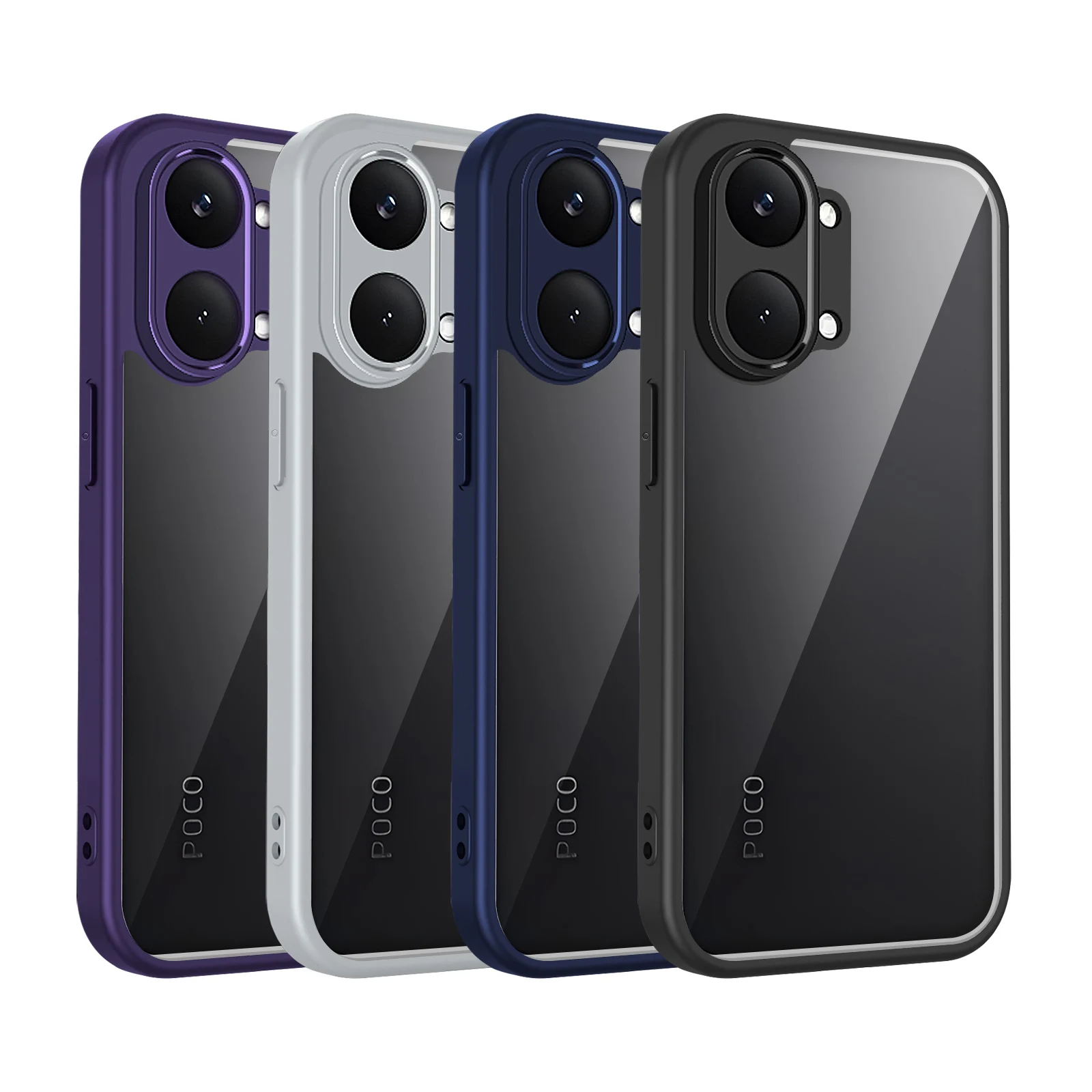 EUCAGR For Poco X8 Pro Max Phone Case Cover Air Cushion Sili