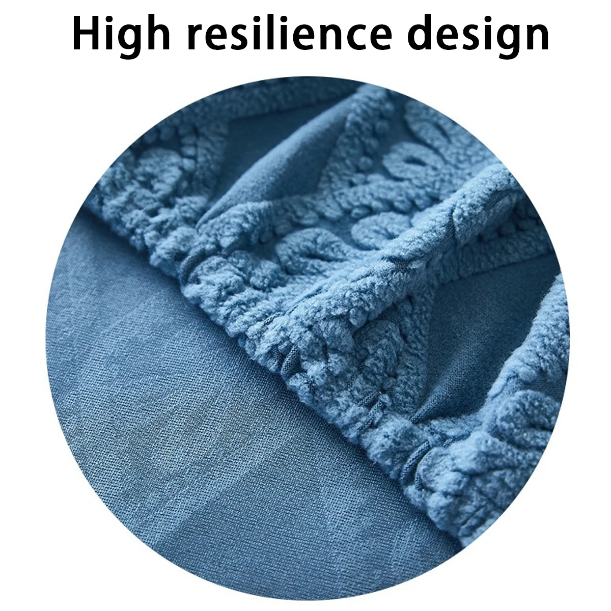 Soft Headboard Cover In Elastic Fabric Anti Pilling Slip Cover For Bed Frame Jacquard Fleece Fabric Bed Frame