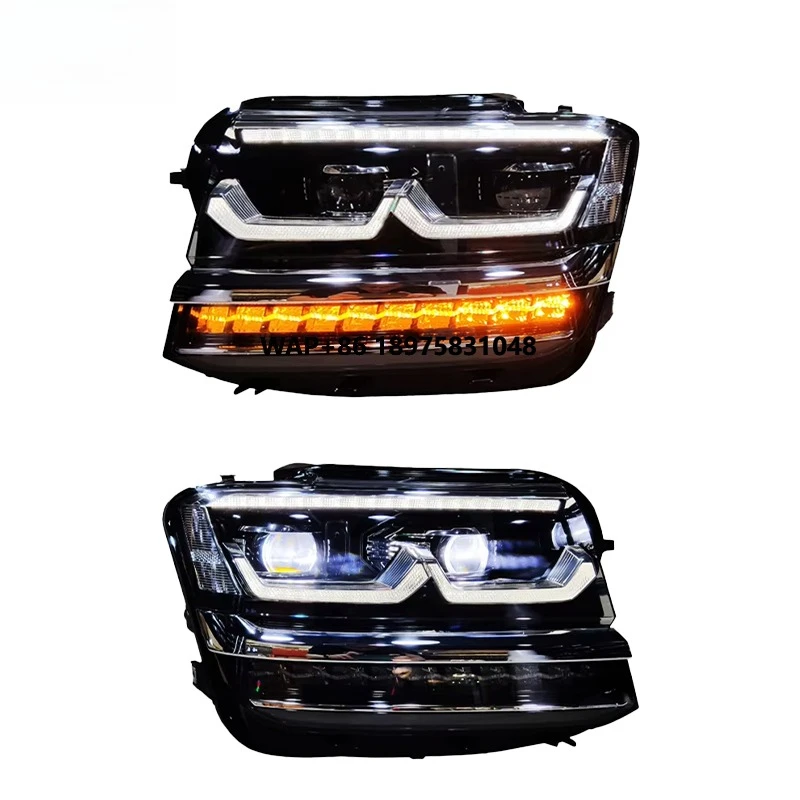 

YU GUANG for Atlas 2017-2020 USA Headlamp Upgrade VW Tiguan Allspace Full LED Headlight Front Lamp Lights Assembly