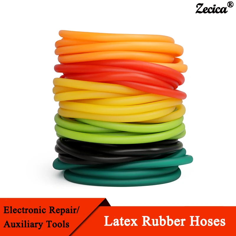 

Nature Latex Rubber Hoses New Arrive Color IDxOD 1.6~10mm High Resilient Surgical Medical Tube Slingshot Catapult Elastic Band