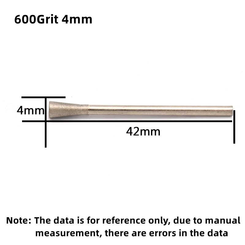 600/1200 Grit Grinding Rotary Drill Bits Burrs Metal Stone Jade Engraving Carving Tools C7 Needle