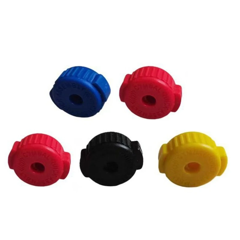 Drum Quick Release Nut, Plastic Drum Set, Quick Release Caps, Cymbal Nut for Percussion Replacement Parts, 5Pcs