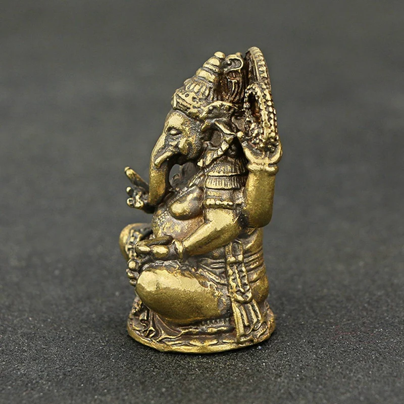 3X Földesúr ganesha Buddhista Szobor Elefánt Isten Szobrászat ganesha figurines Merészség haza kerti Buddha decoratie manöken Adomány