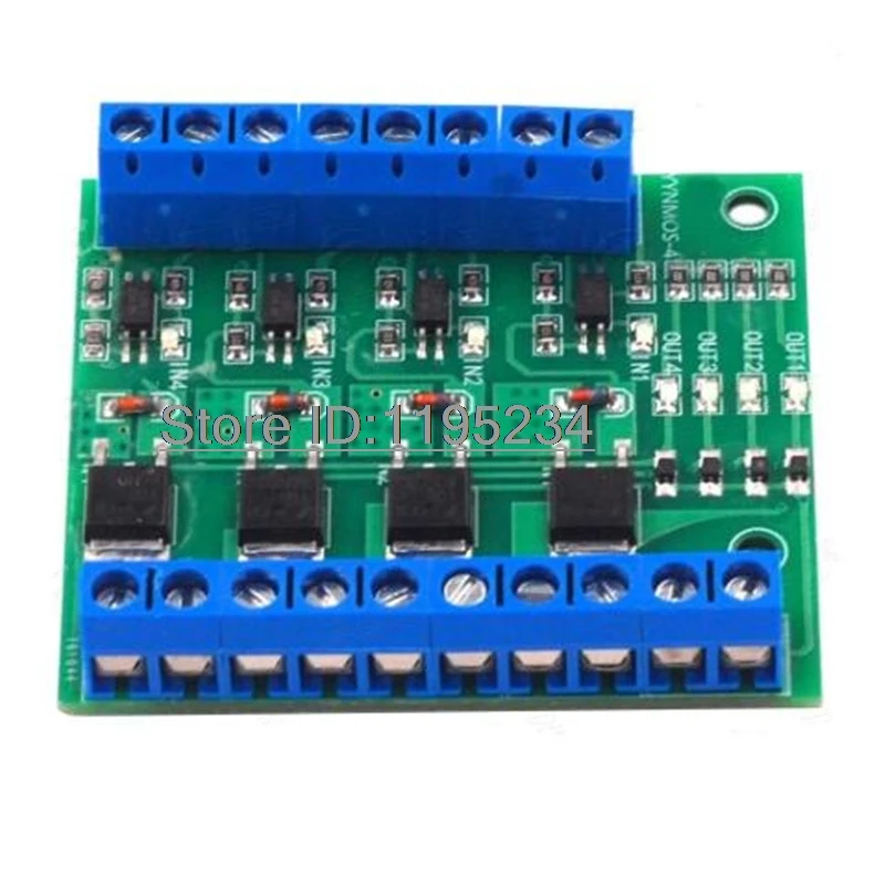 1pcs MOS FET ME60N03 F5305S 4 Channels Pulse Trigger Switch Controller PWM Input Steady for Motor LED 4 Way