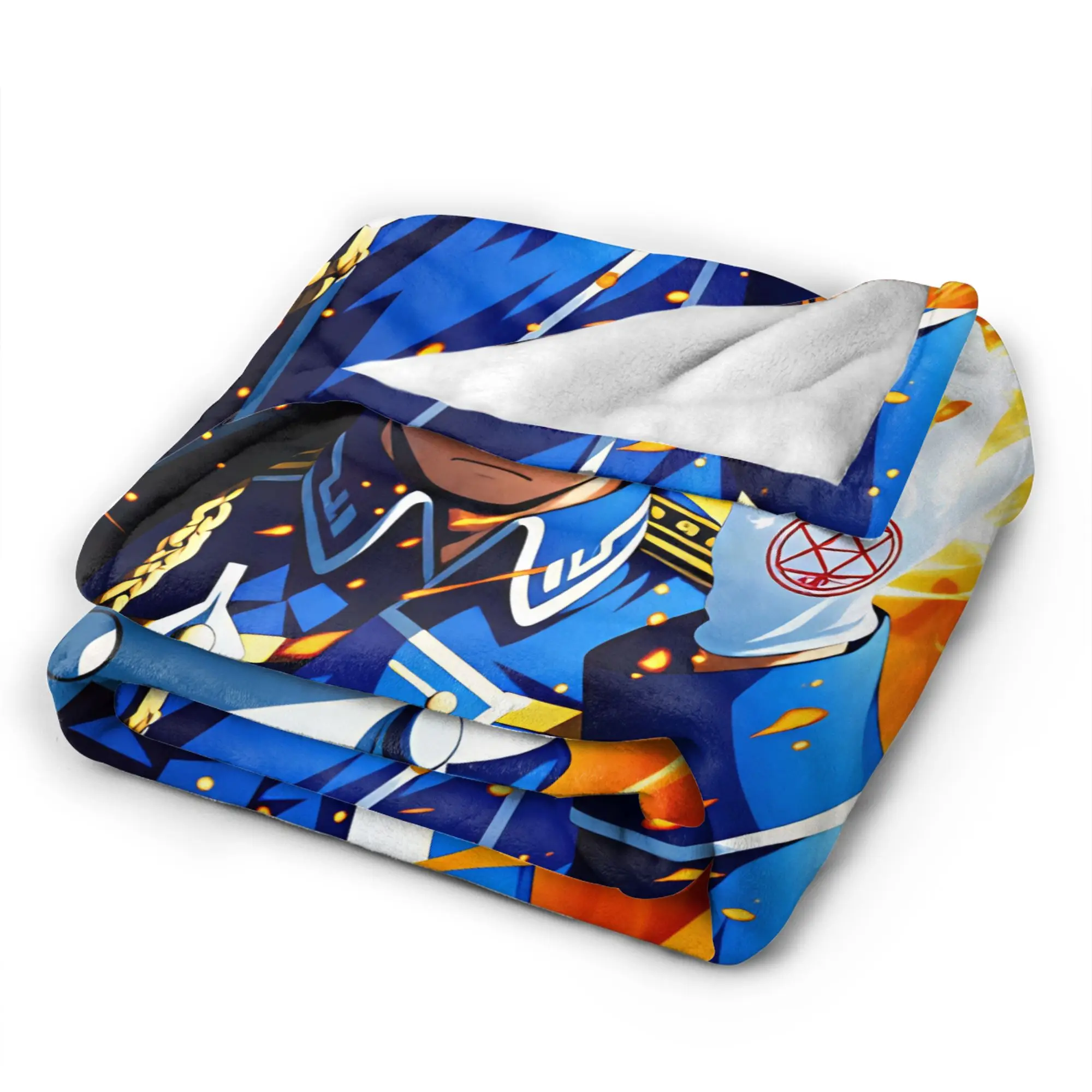 Soft Comfy Throw Blanket Camping Roy Mustang Blanket Fullmetal Alchemists Flannel Bedspread For Outdoor Fashion Sofa Bed Cover