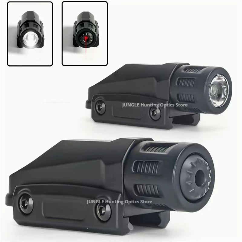 Weapon Gun Light FlashlightFor  M416/M1911/ Glock G18 Airsoft Pistol Rifle Fit 20mm  Rail Hunting Flashlight