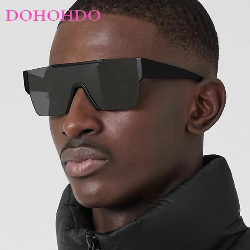 

DOHOHDO Oversized Sport Goggle Sunglasses Women For Men Designer Sun Glasses Vintage Punk Ski Cycling Windproof Eyeglasses UV400