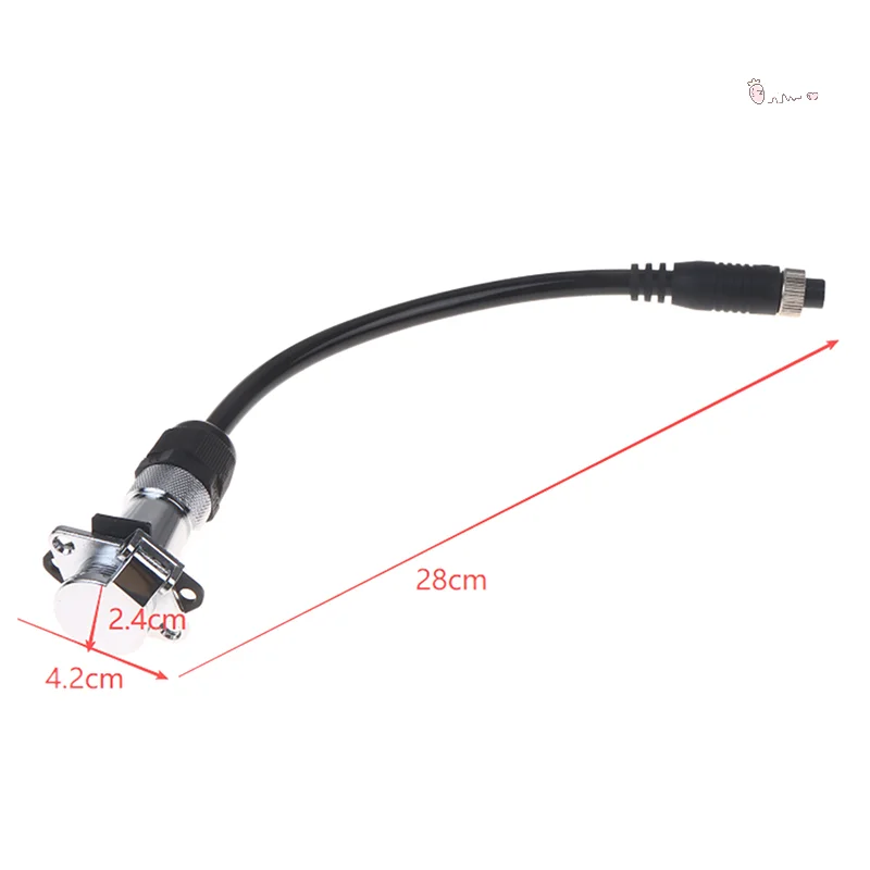 

Кабель для подключения камеры заднего вида [X6O] 4Pin J6P JH6, оригинальный провод для мониторинга автомобиля J6 Jiefang