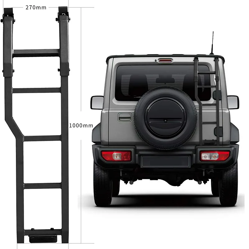 NEW Protection Framework Ladder for Suzuki Jimny 2019 2020 2021 JB64 JB74W Car Rear Door Tail Door Ladder Accessories