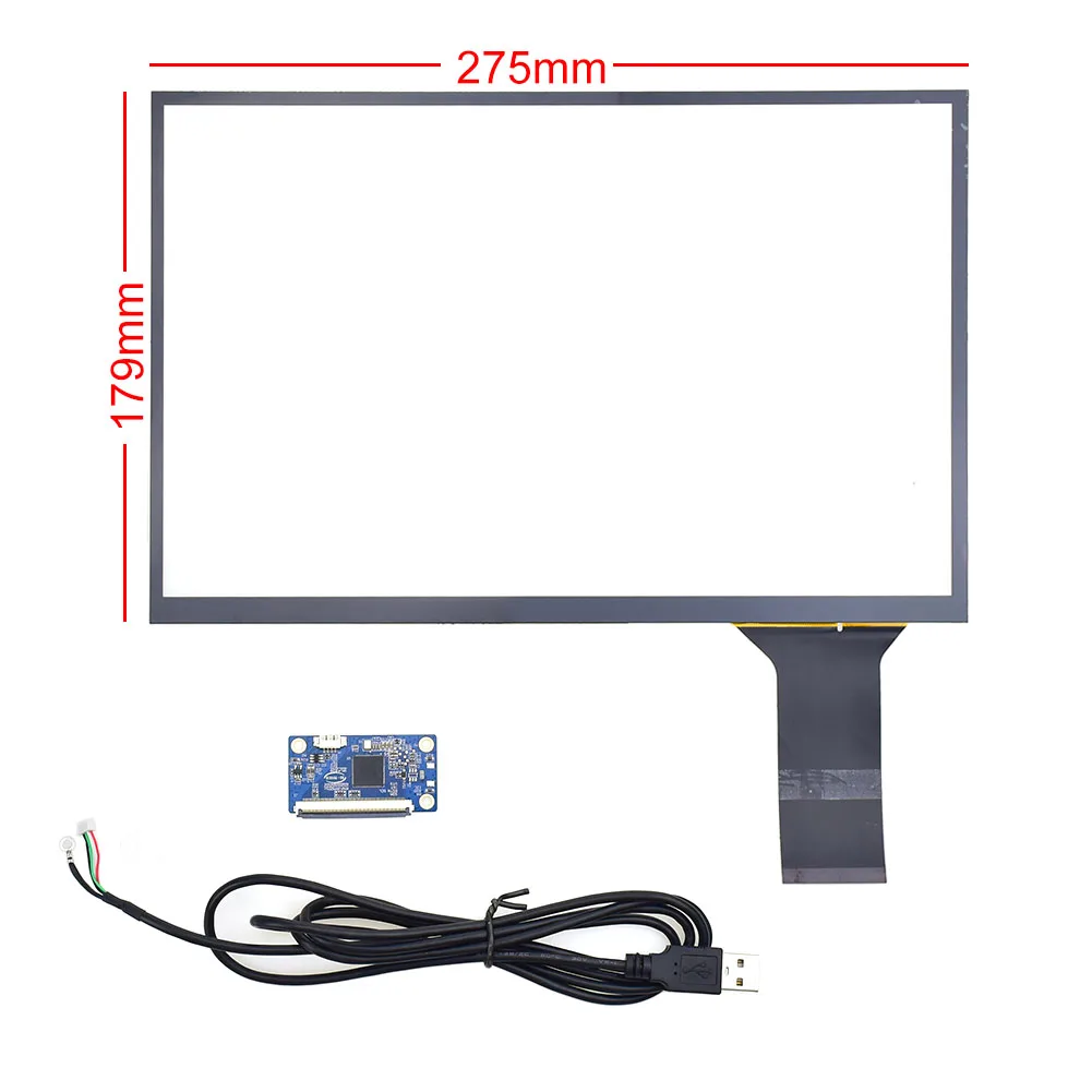 

12.1 inch for 275*179mm 10Point Touch 16:10 Capacitive Screen + USB Control Card