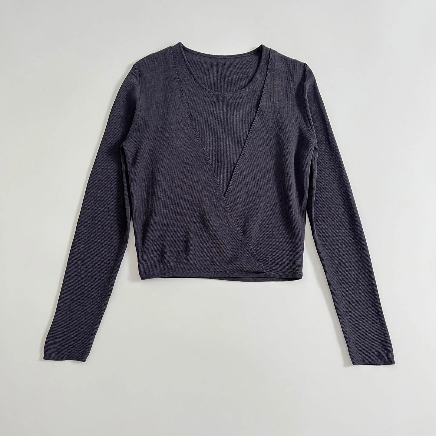 

Fashion Women's Knitted Long Sleeve Slim Fit Round Neck Outerwear Autumn New Style Transoceanic European Style Top