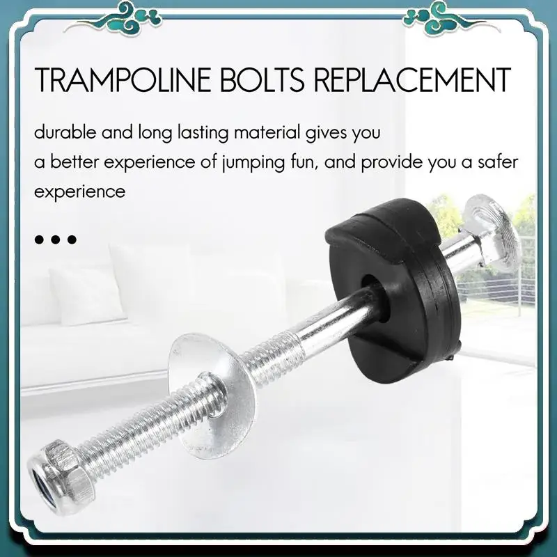

Reliable 20 Pieces Trampoline Screws Trampoline Accessories Trampoline Stability Tool Screw Parts For Large And Small Trampoline