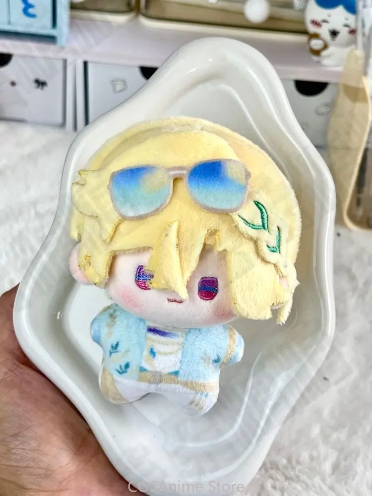 Honkai：Star Rail Aventurine: Playful Waves Robin Sunny Song 10cm Anime Cosplay Plush Figure Doll Keychain Haning Pendant view 3