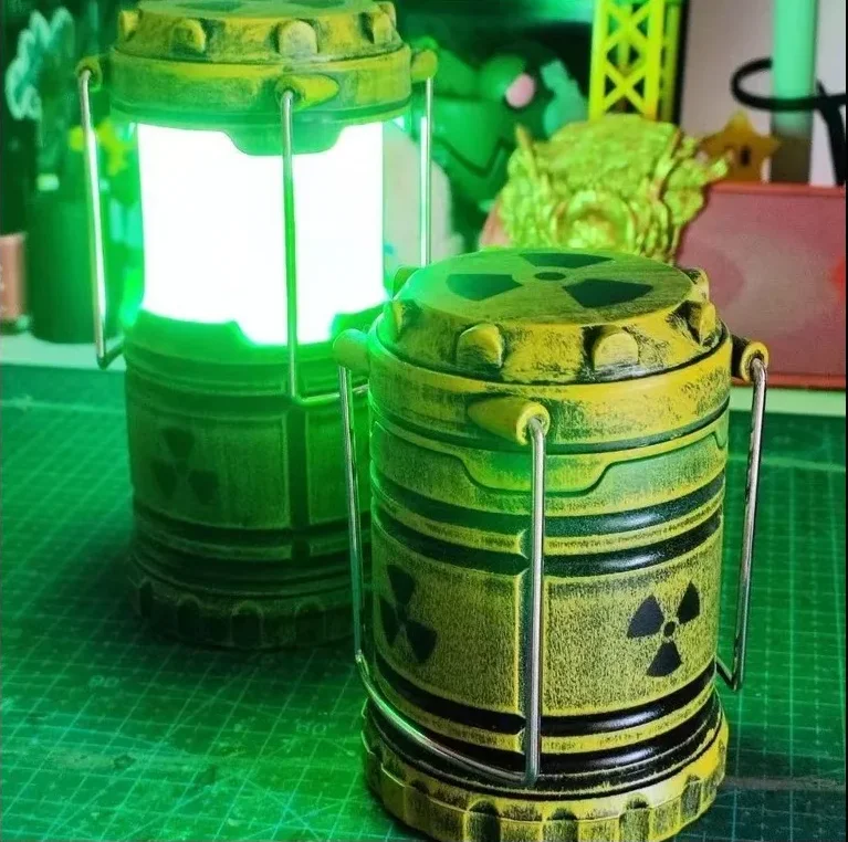 محاكاة مفاعل نووي فانوس هدية يده التخييم ضوء هالوين هدية ليلة مصباح ديكور المنزل الحلي #2