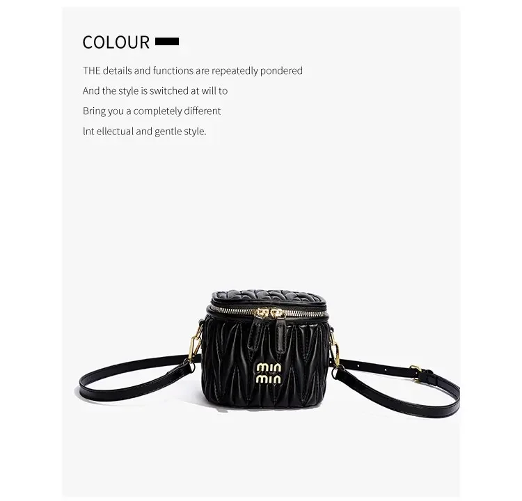 

Elegant Ladies Shoulder Bag in Genuine Leather, Popular Handbags for Women By Famous Designer Luxury Brand