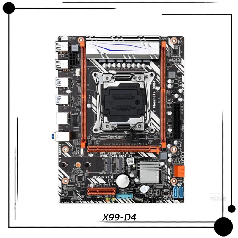 X99-D4 For Jinsha Desktop Computer Server MATX Small Board LGA2011 Pin E5V3V4 Motherboard Perfect Tested