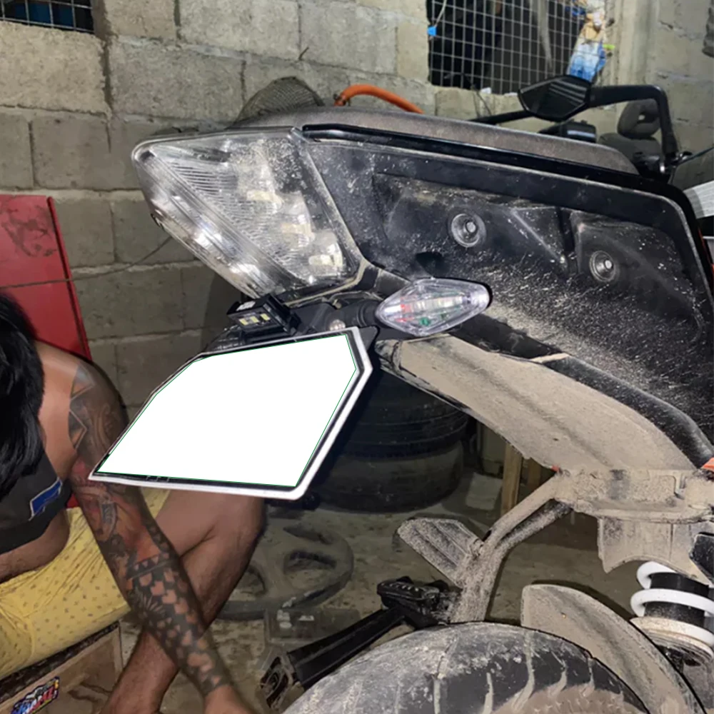 

Motorcycle Fender Eliminator Bracket Rear Tail License Plate Frame Accessories For Duke 125 250 390 2017 2018 2019 2020 2021