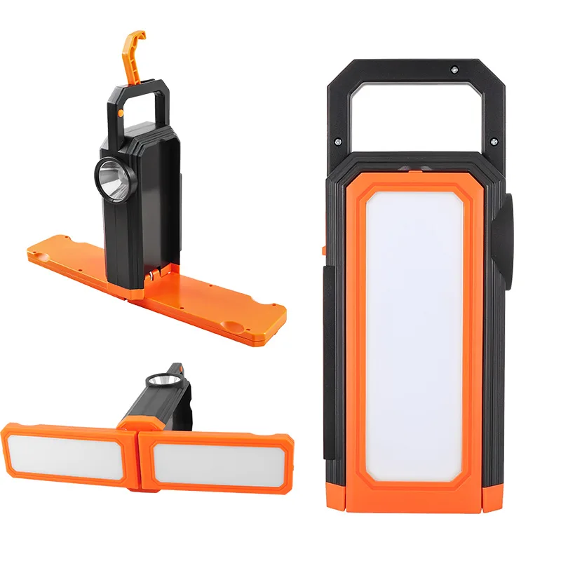 

Solar Camping Light - Folding Hanging Work Light with Power Indicator for Fishing Hiking