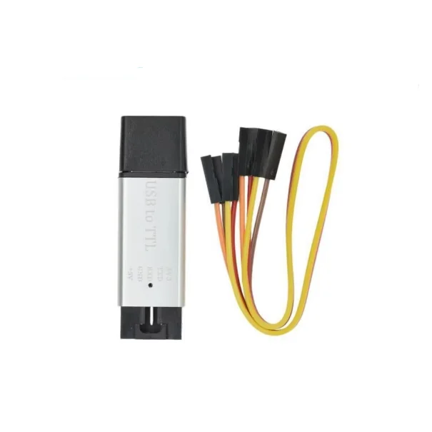 Upgraded Metal Aluminium Case CP2102 USB to TTL Serial Module STC Downloader Download Cable Brush Upgrade Board