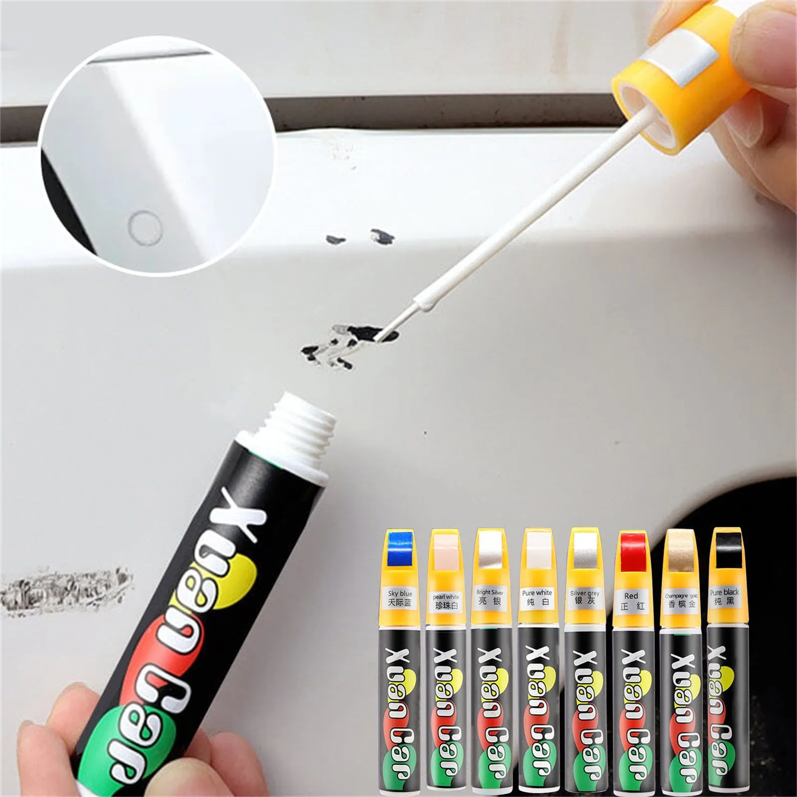 Car Coat Scratch Clear Repair Colorful Paint Pen Touch Up Remover Applicator Automobile Paint Care Fast shipping Car Accessories