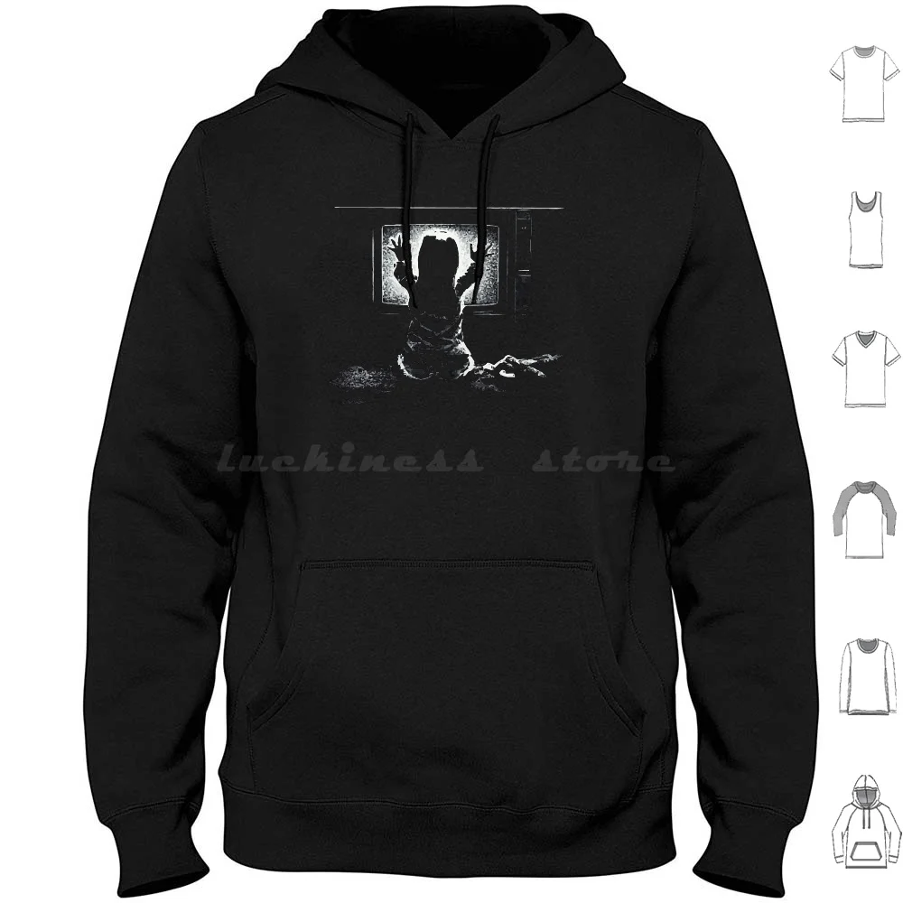 Sudadera con capucha de algodón de manga larga con estampado de películas de terror, monstruos, vampiros, fantasmas, zombis, hombres lobo y asesinos en serie.