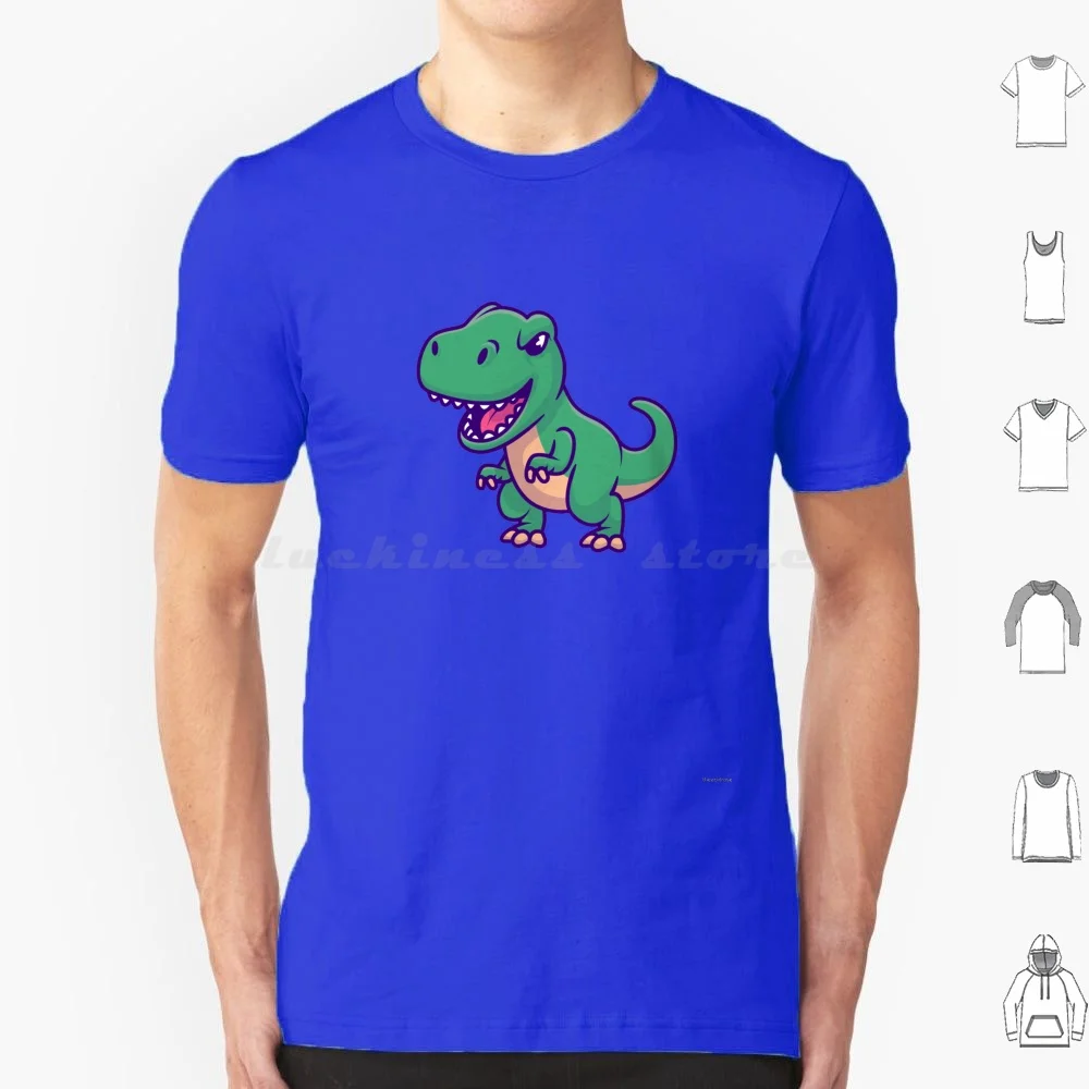 Rex The Dino T Shirt 6xl Cotton Cool Tee Dinosaur Prehistoric Dinosaurs Saurian Rawr Trex Rex Geology Animals Reptiles Horror