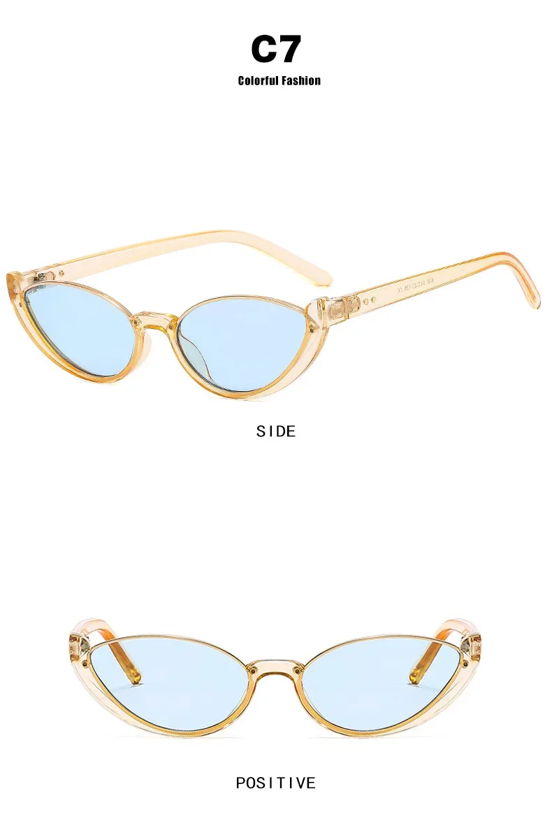 Damen-Sonnenbrille mit halbem Rahmen, Metallscharnier, personalisierte Avantgarde-Sonnenbrille und Accessoires – Detail 15