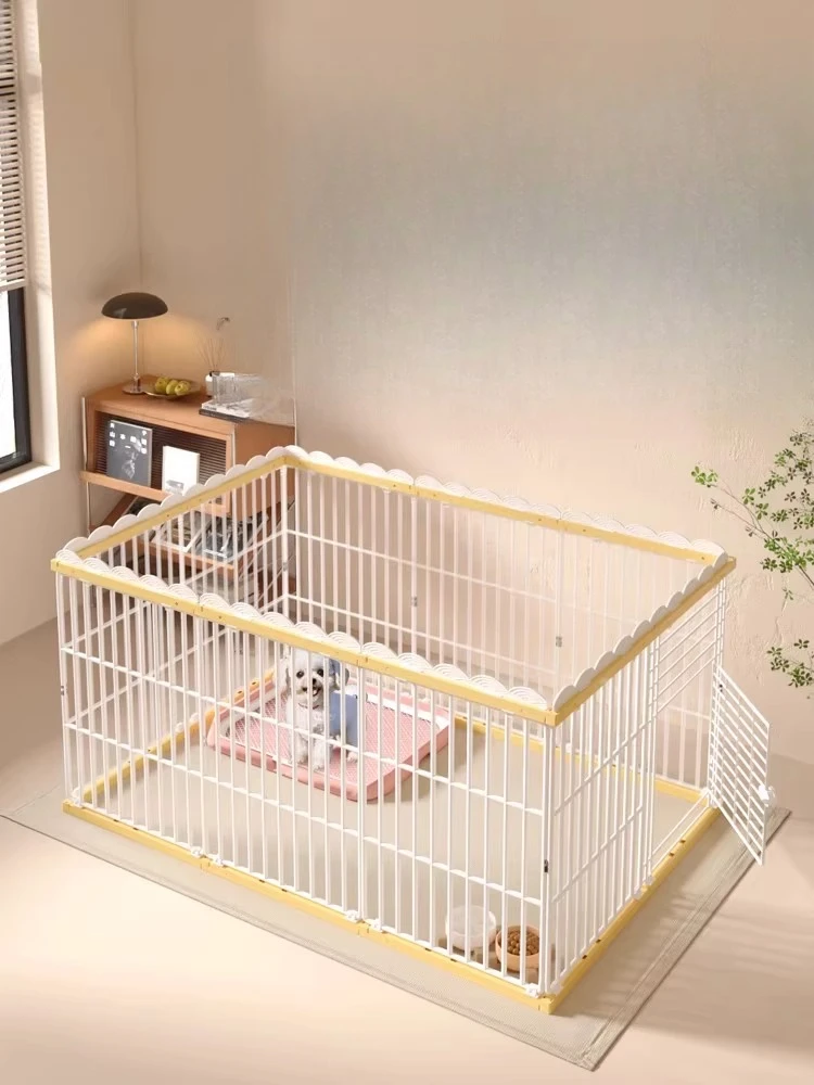 

Dog pet fence indoor fence cage large space one room one living room one bathroom