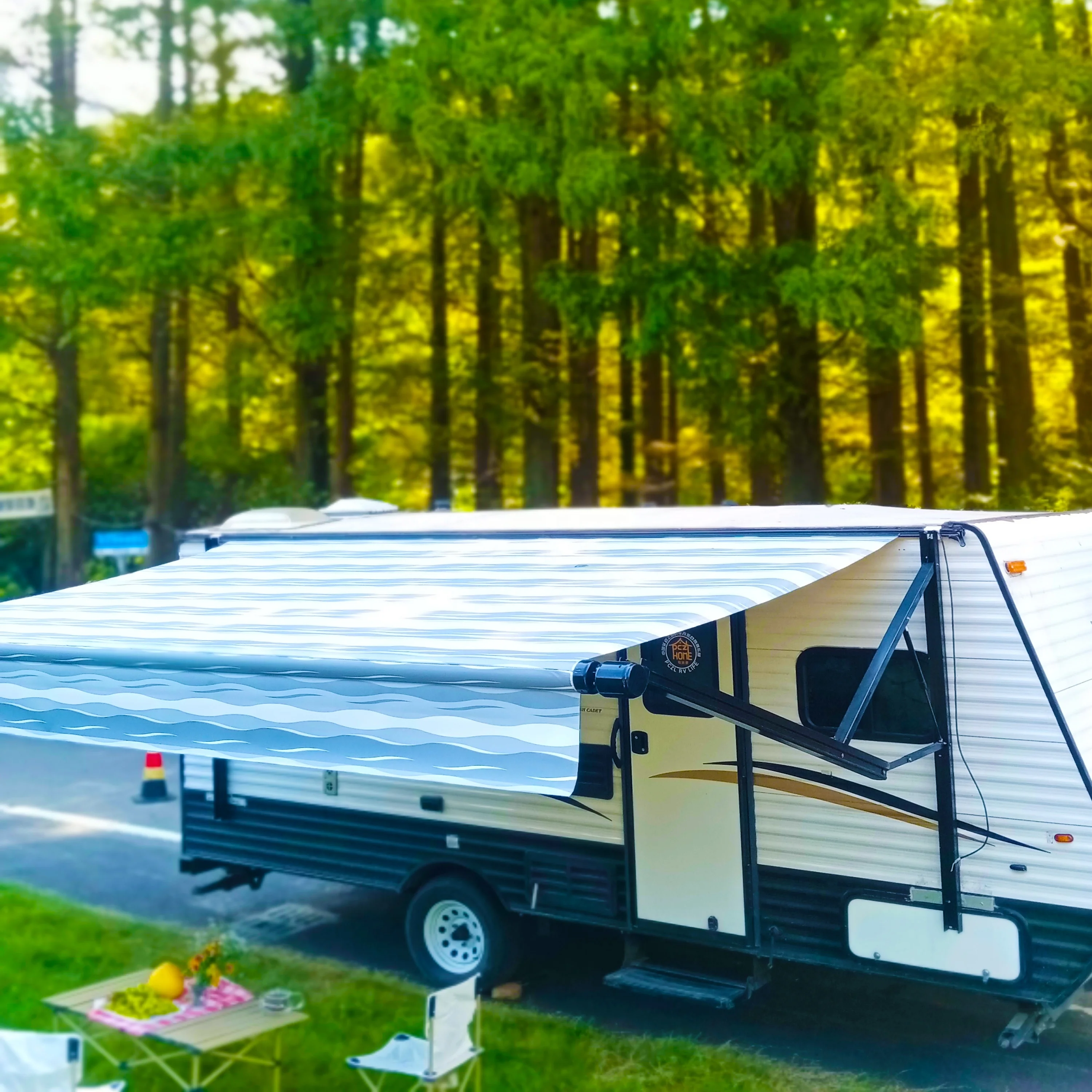 B2E New Arrival Australia Style Electric Side RV Trailer Awning RV Accessories