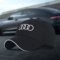 Gorra de béisbol creativa con bordado de letras de algodón para AUDI A3 A4 A5 A7 A8 TT Q5 Q3