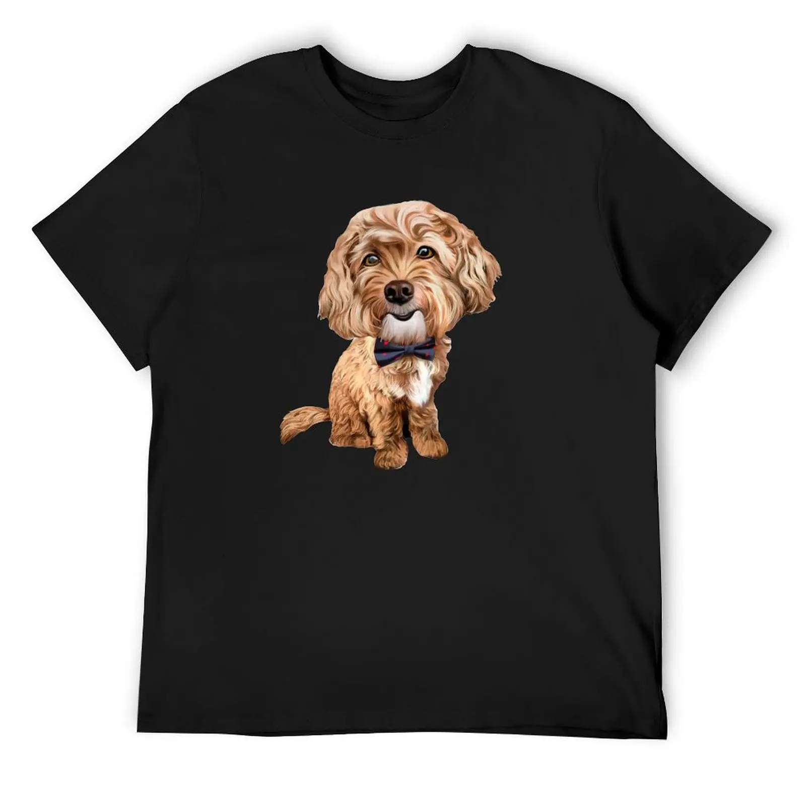 Cavapoo Cavoodle Bow Tie T-Shirt anime tshirt korean fashion rapper graphic tees clothes for men