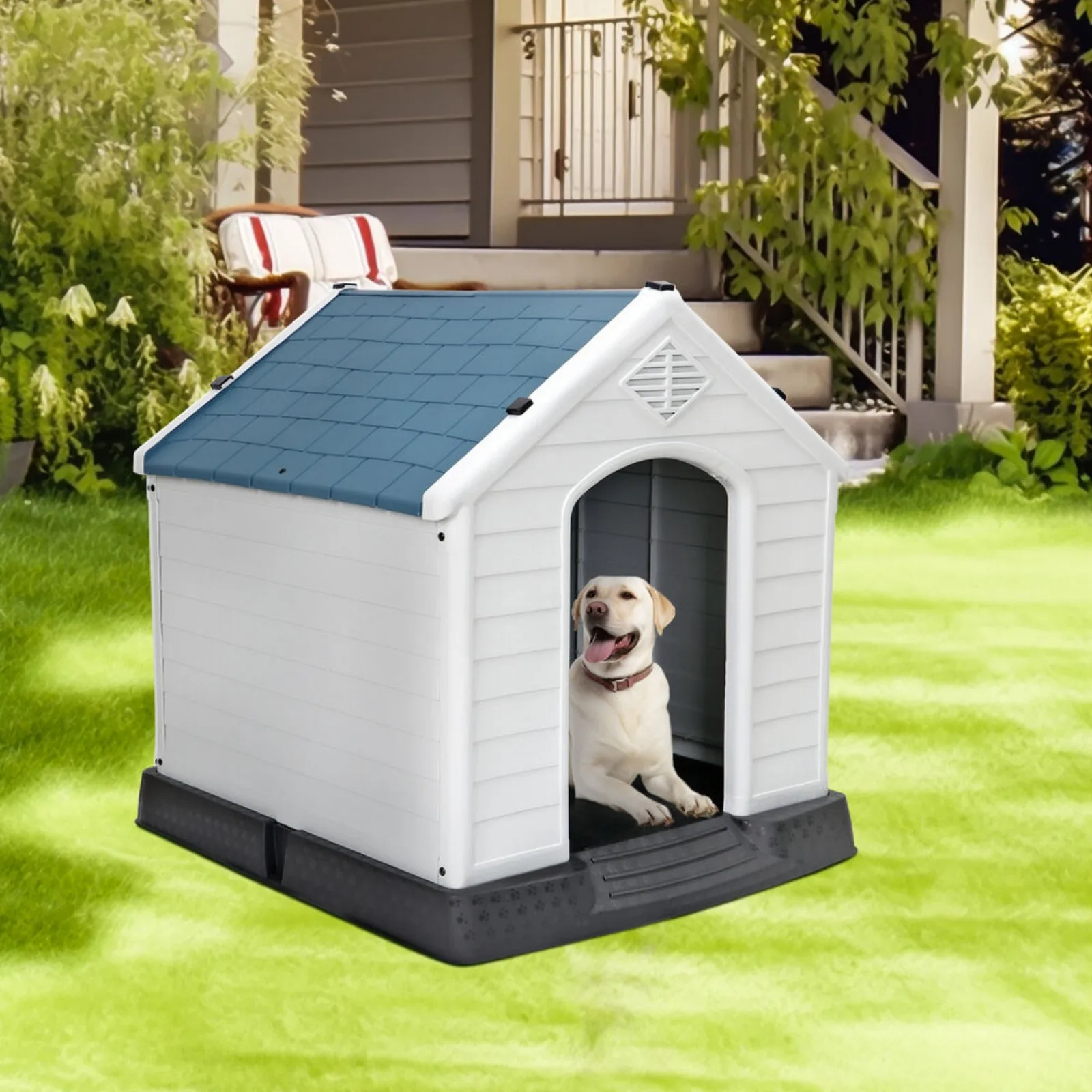 

Outdoor Dog House Water Resistant Dog House for Small to Medium Sized United States