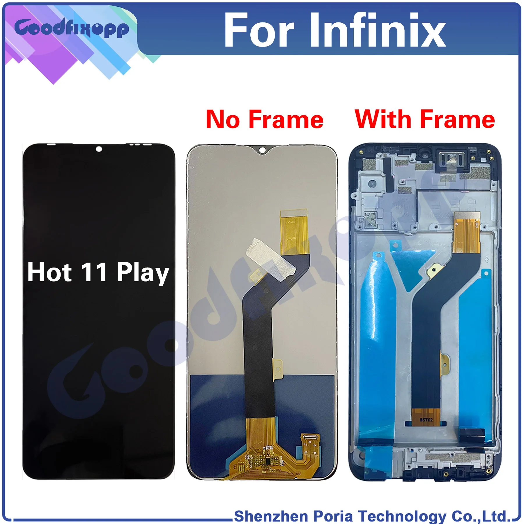 

Для Infinix Hot 11 Play X688 Hot11Play ЖК-дисплей кодирующий преобразователь сенсорного экрана в сборе запасные части для замены